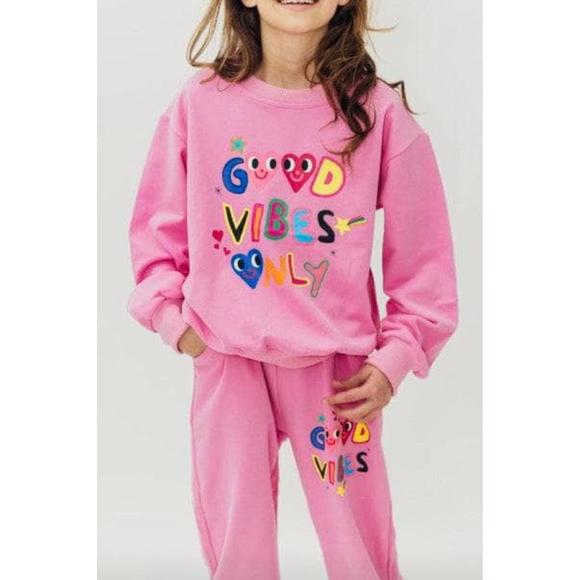 NEW LOLA + THE BOYS good vibes only set in pink - Picture 3 of 5